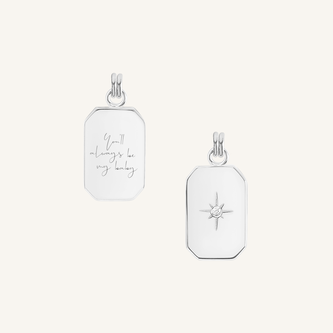 Etch Empower Charm Necklace - Jessica Urlichs Inspired Jewelry for Women | Perfect for Everyday Wear, Gifts & Special Occasions