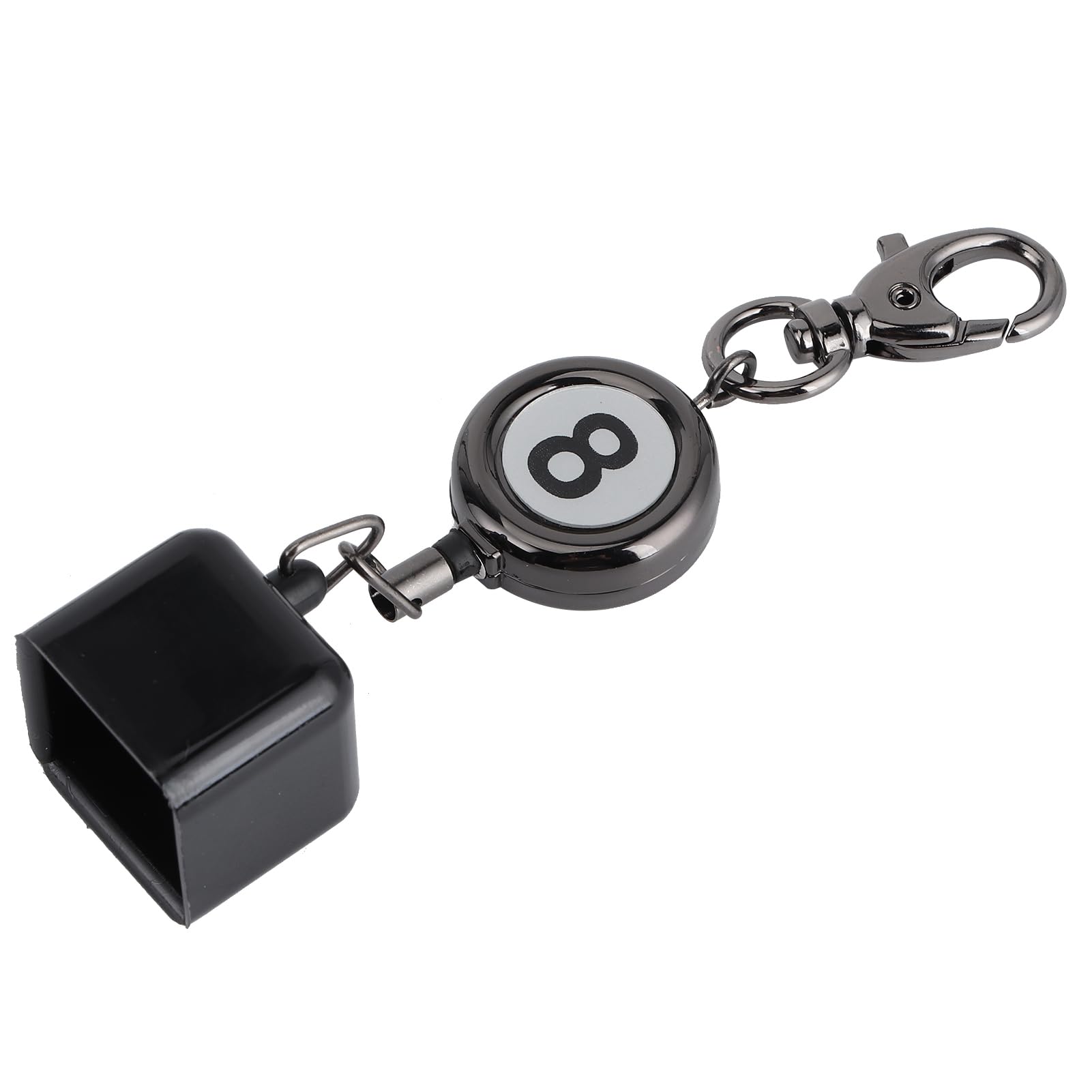 Retractable Billiards Chalk Holder - Snooker & Pool Cue Chalk Clip with Secure Grip - Perfect for Professional Players & Home Game Rooms - Essential Billiard Supplies for Smooth Shots & Improved Accuracy