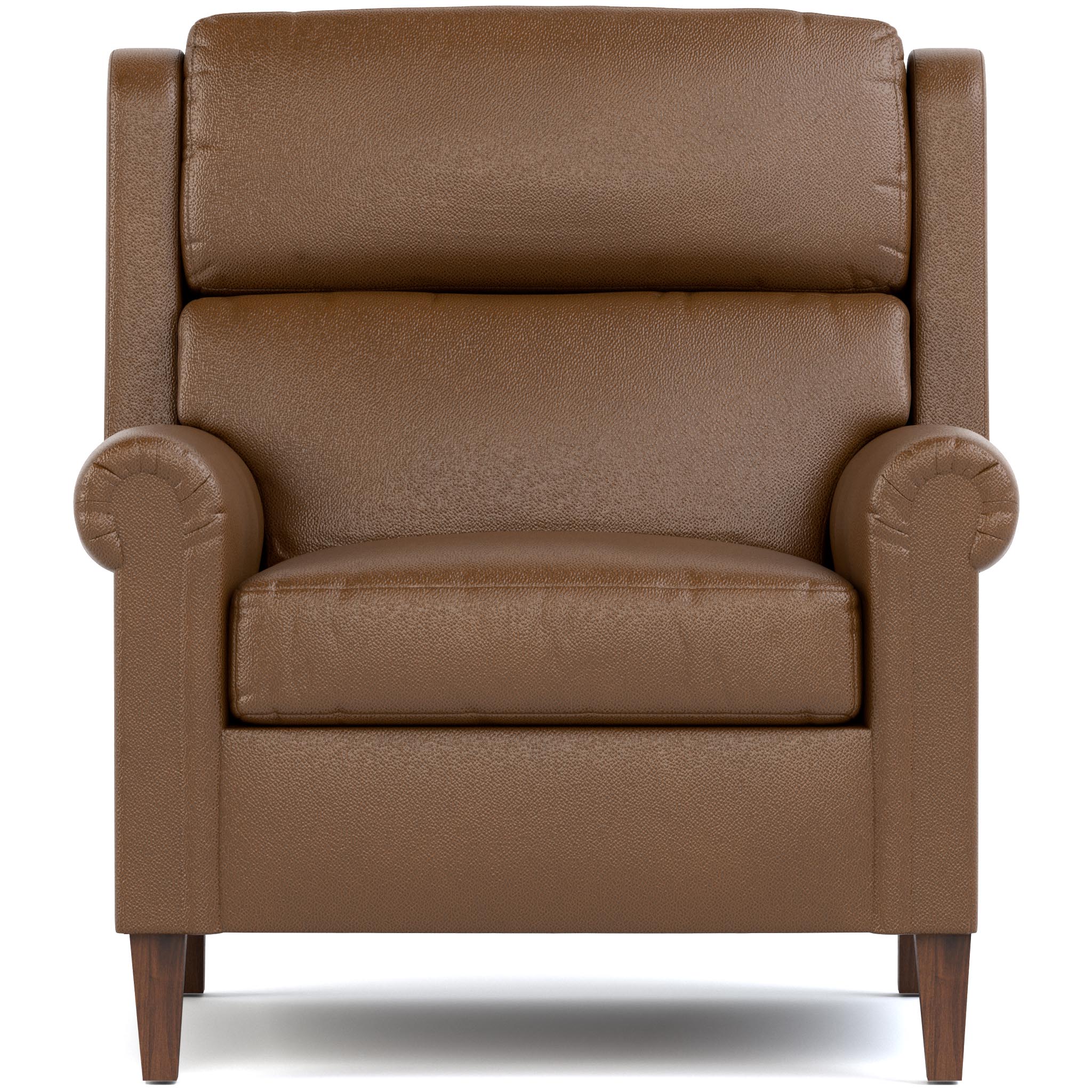 Woodlands Small Roll Arm Chair - Compact & Stylish Upholstered Accent Chair for Living Room, Bedroom, or Office - Perfect for Small Spaces & Cozy Reading Nooks