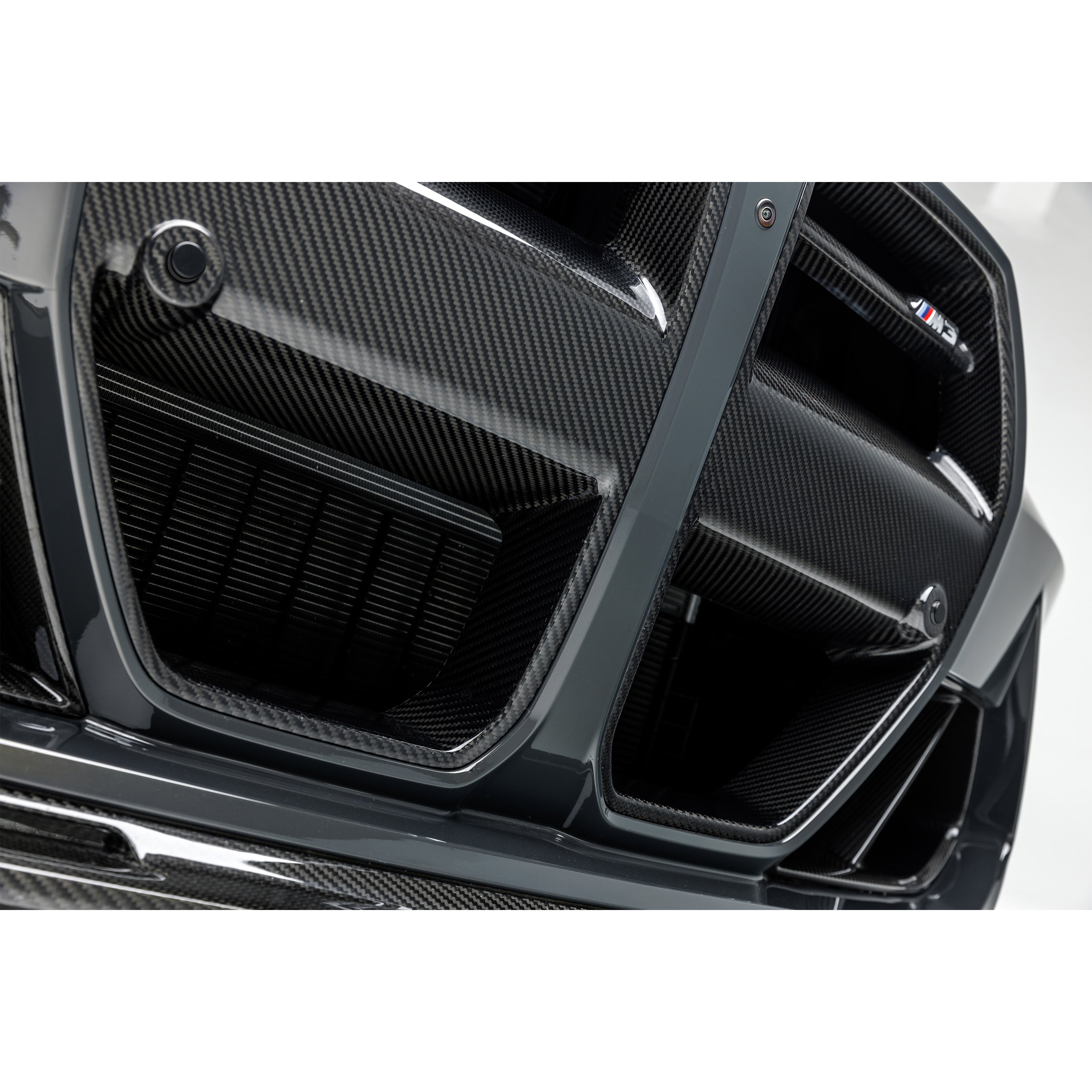 BMW G8X M3 M4 Carbon Fiber Front Motorsport Grille V Style™ - High Performance Upgrade for Track & Street Racing - Perfect for Car Enthusiasts & Motorsport Events