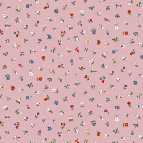 Liberty Lasenby Cotton Floral Print Fabric - Newland Sprigs Collection (L01667415B) | Perfect for Quilting, Dressmaking & Home Decor Projects