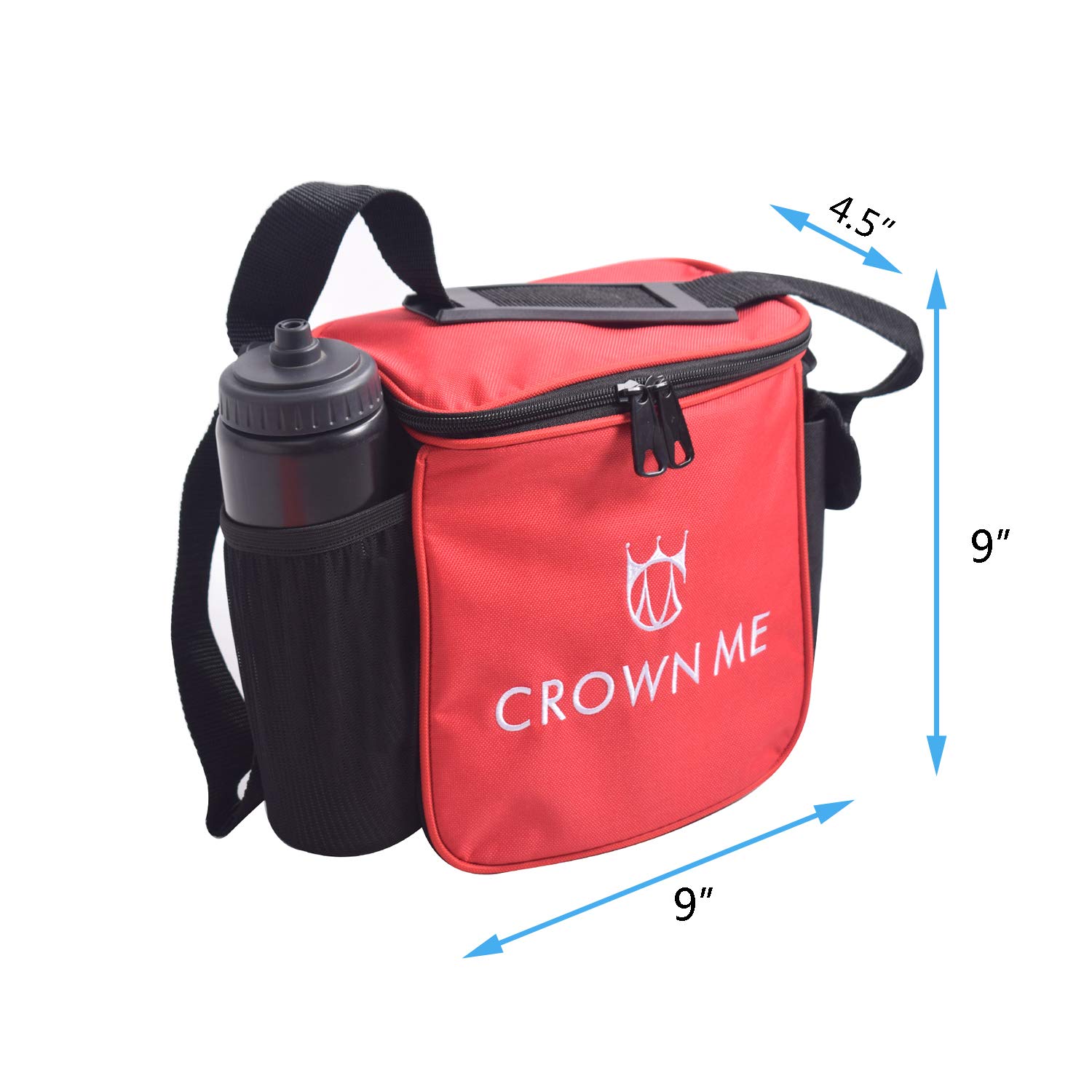 CROWN ME Disc Golf Starter Set - 6 Discs, Bag & Accessories for Beginners | Outdoor Sports Gear