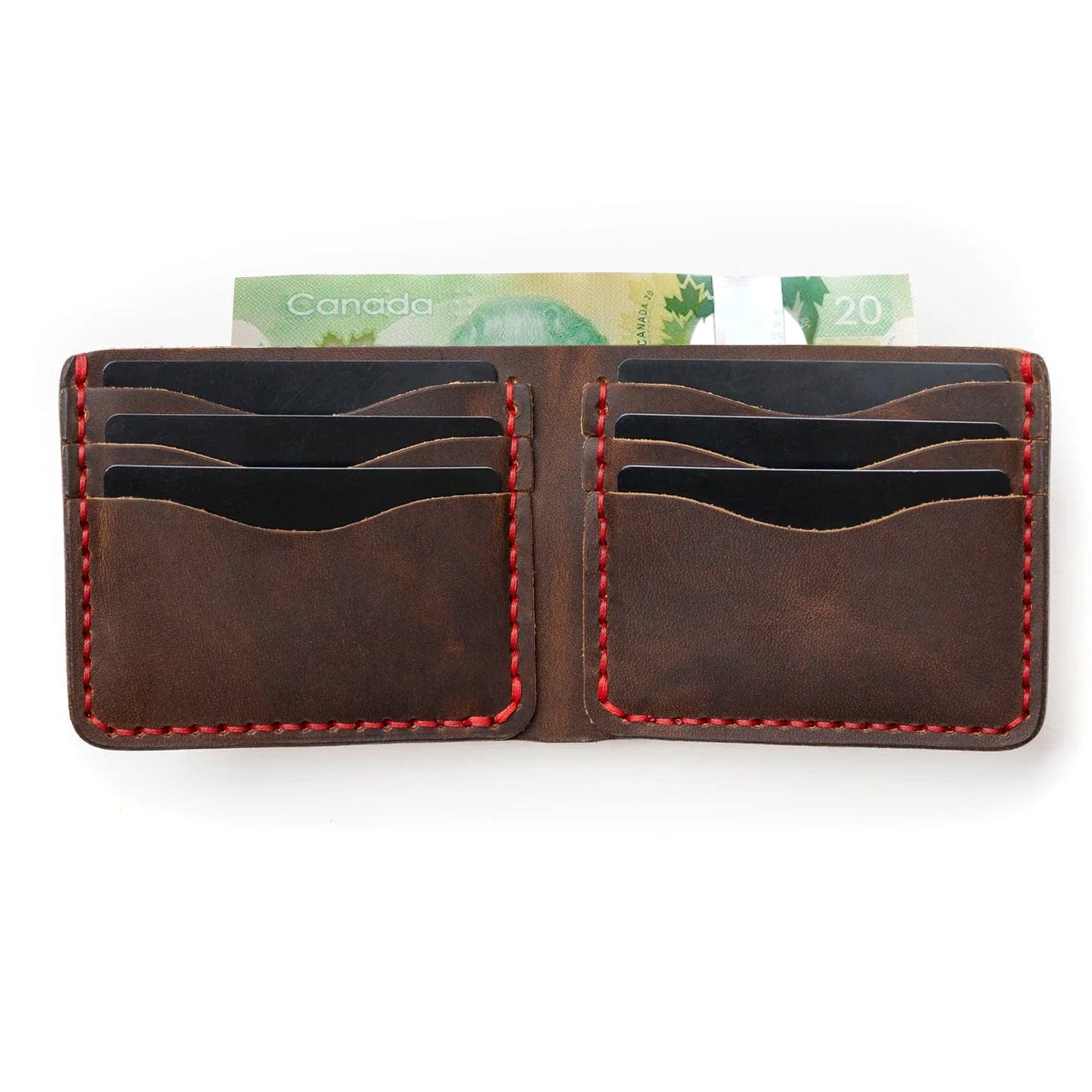 Genuine Leather Bifold Wallet for Men - Slim RFID Blocking Credit Card Holder with ID Window - Perfect for Everyday Use, Travel & Business