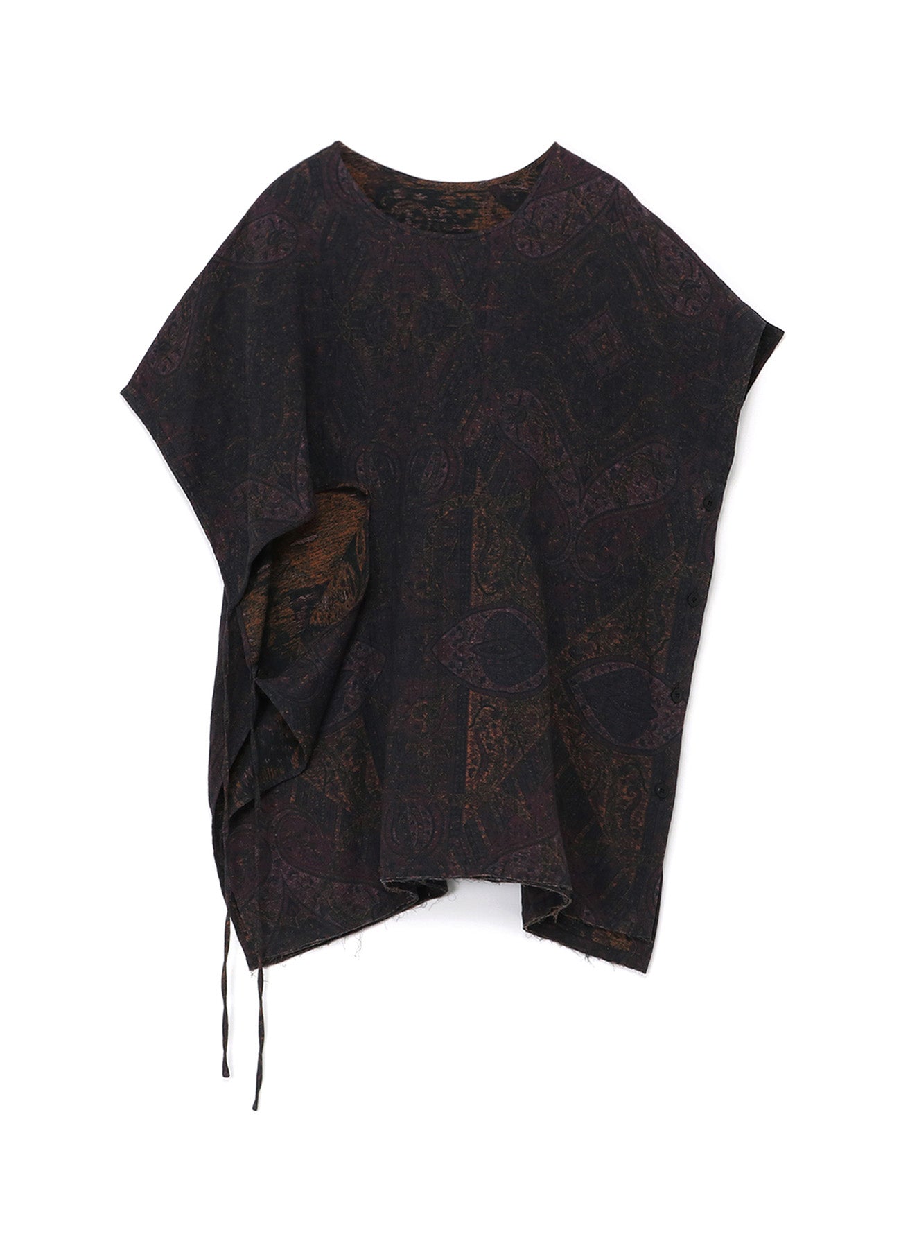 Stylish Cotton Gauze Blouse with Indian Jacquard Print - Perfect for Boho Chic Outfits & Summer Fashion
