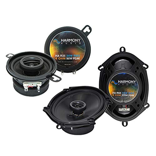 Plymouth Caravelle 1985-1988 OEM Replacement Speakers - Harmony Audio R35 & R68 Speaker Upgrade Kit for Enhanced Car Audio | Perfect for Road Trips & Daily Commutes