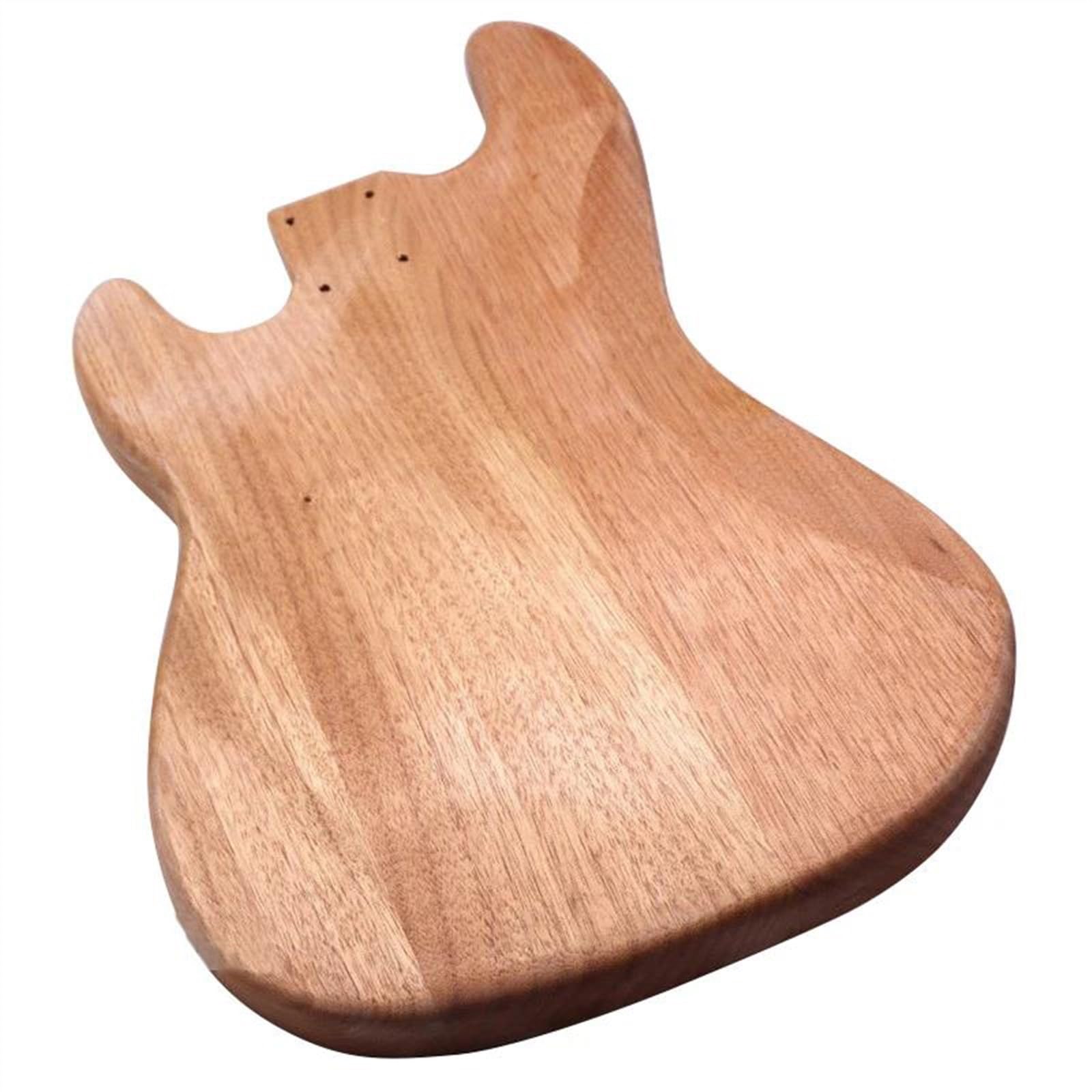 DIY Electric Bass Guitar Body - Okoume Wood PB Style Bass Guitar Body for Electric Bass Guitar - Perfect for Custom Builds, Upgrades & DIY Projects
