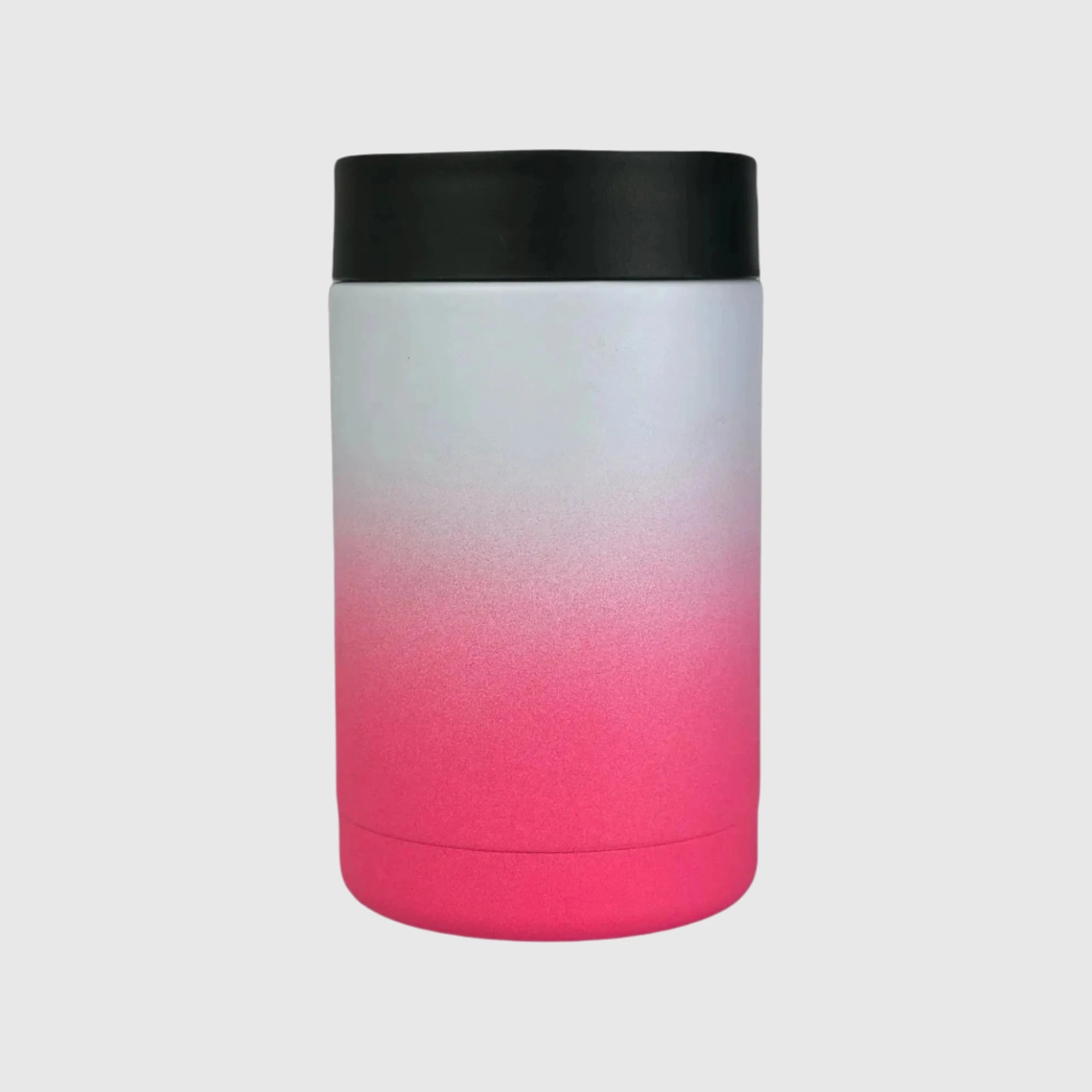 Hot Pink Ombre Insulated Stainless Steel Stubby Cooler - Perfect for Outdoor Parties, Beach Trips & BBQ Gatherings