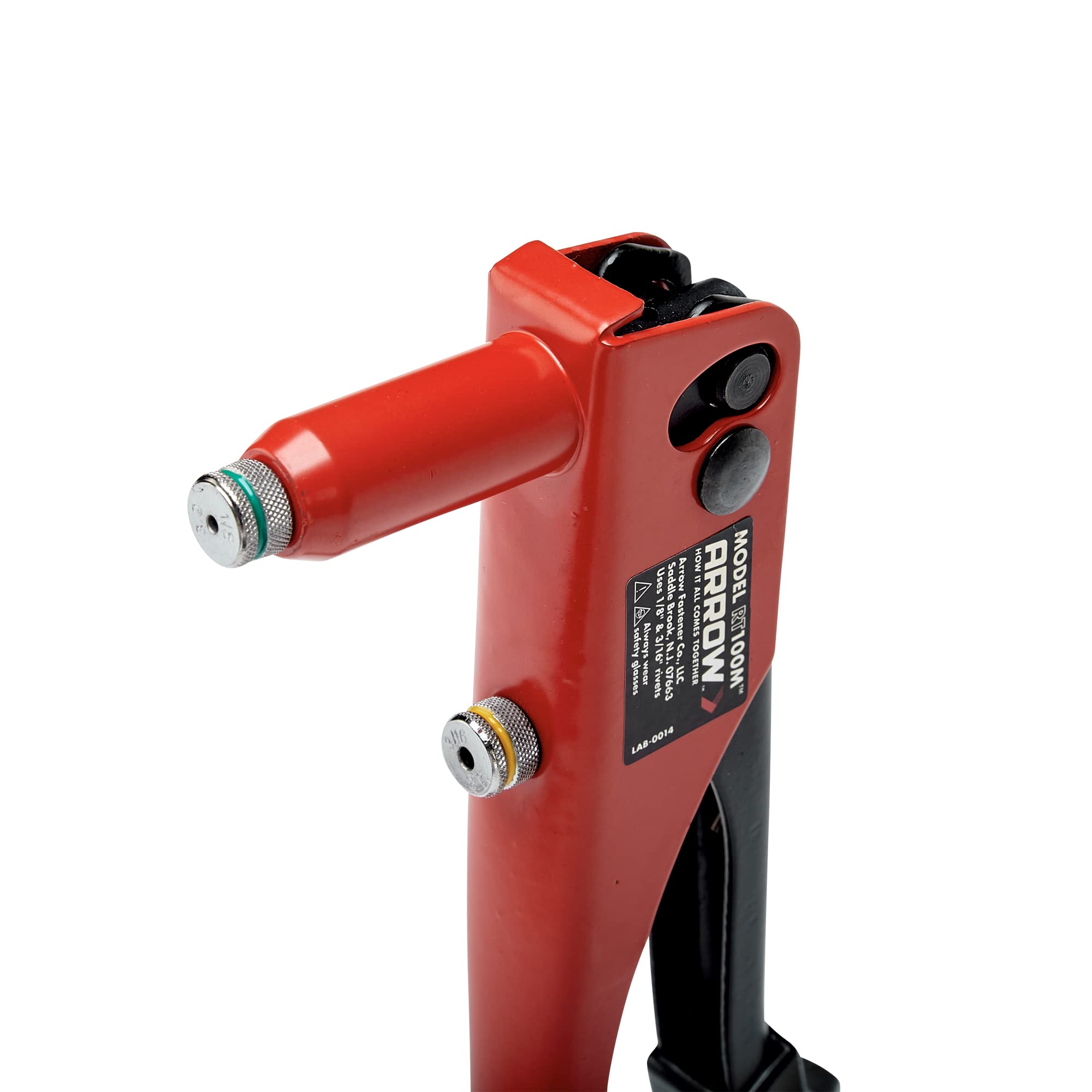 ARROW ECONOMY Heavy Duty Rivet Gun Kit - Professional Hand Riveter for Metal, Plastic, Leather - Perfect for DIY, Automotive, HVAC & Home Repair Projects