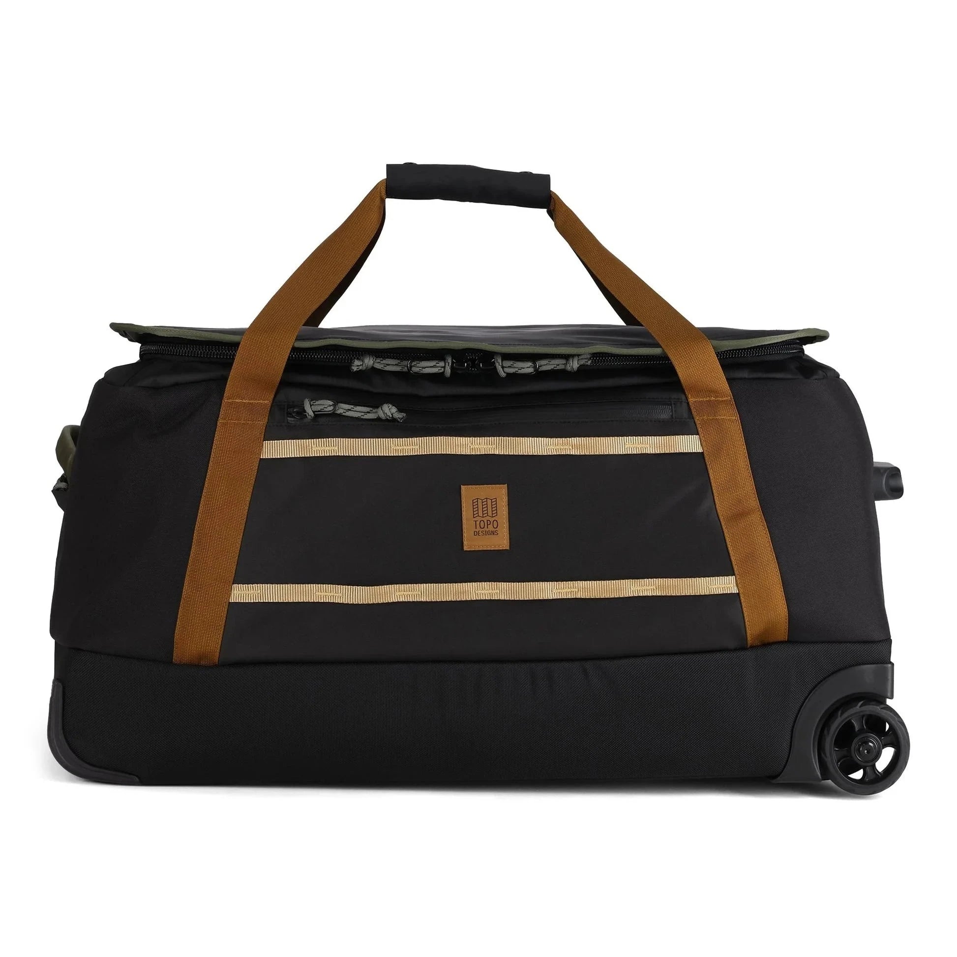Topo Designs Mountain Duffel Roller 90L - Large Travel Duffel Bag with Wheels for Outdoor Adventures, Camping & Air Travel | Durable Waterproof Luggage for Hiking Trips & Gear Storage