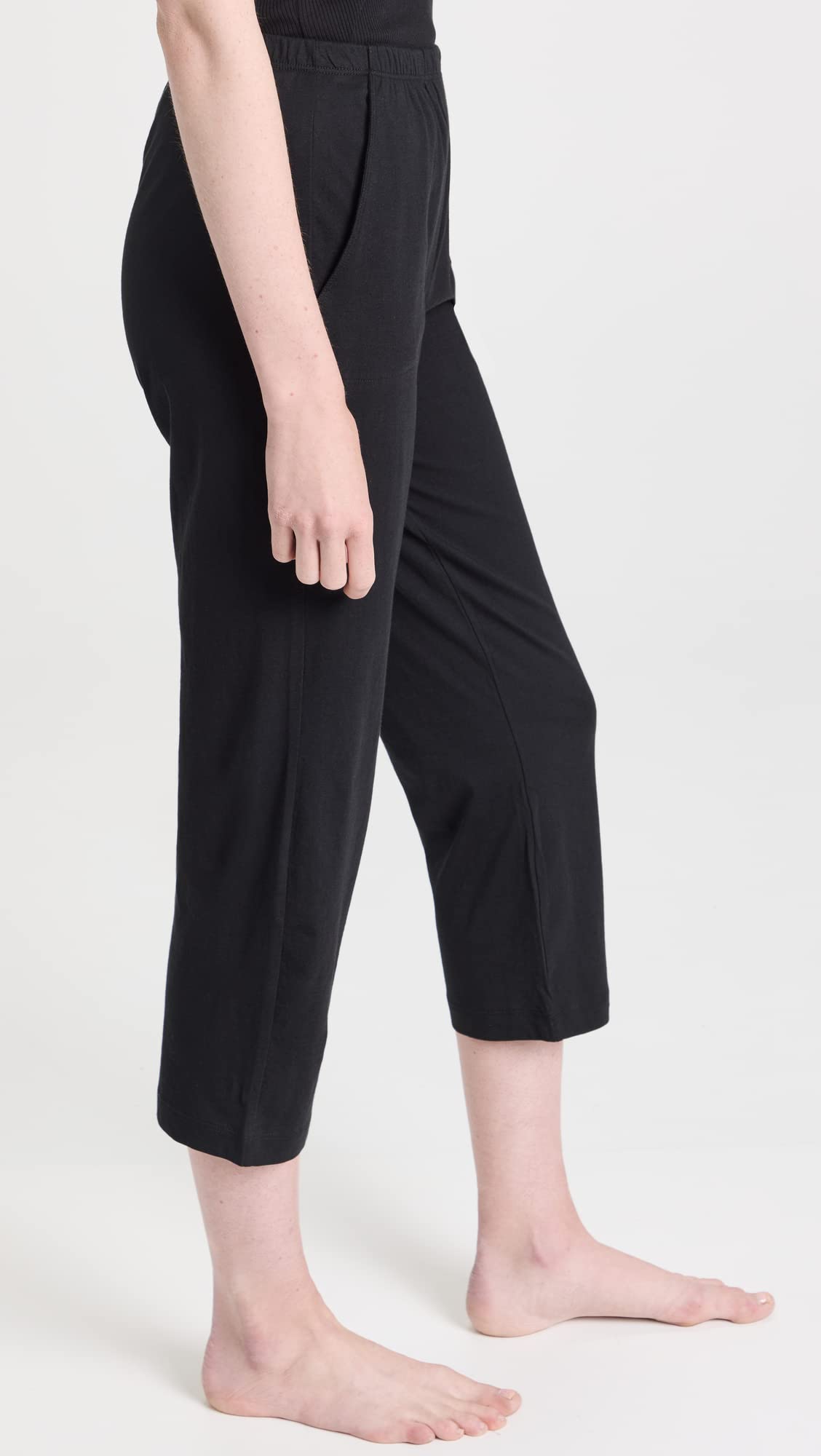 SKIN Women's Carlyn High-Waisted Crop Pants - Comfortable Stretchy Workout & Yoga Pants for Running, Gym, Lounge & Casual Wear