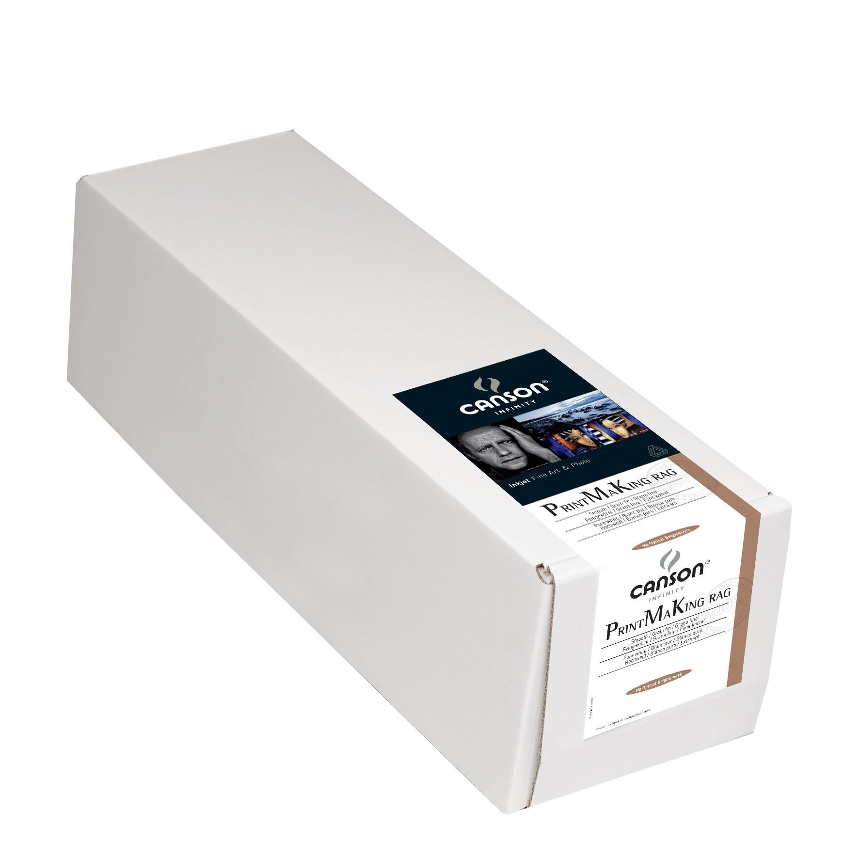 Canson Infinity BFK Rives 310g/m² Premium White Photo Paper Roll - 0.432 x 15.24m - Archival Quality for Fine Art Printing & Photography