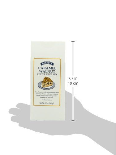 Garvey's Caramel Walnut Coffee Cake Mix - 12 Oz (Pack of 4) | Easy Bake Dessert Mix for Breakfast, Brunch & Afternoon Tea | Perfect for Family Gatherings & Holiday Treats