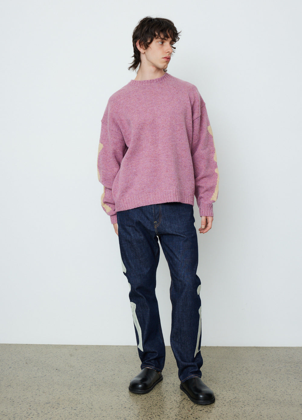 5G Wool Bone Crew Sweater for Men & Women - Soft Warm Knit Pullover Sweater for Fall Winter - Perfect for Casual Outfits, Office Wear & Outdoor Activities