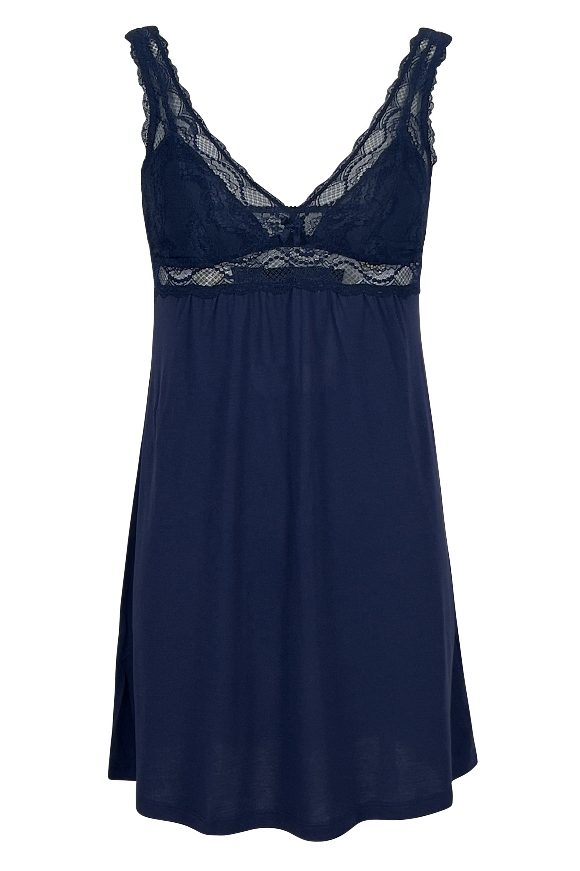 Penelope Tank Chemise Robe Set - Women's Lace Sleepwear & Lounge Wear for Bridal, Honeymoon & Special Occasions