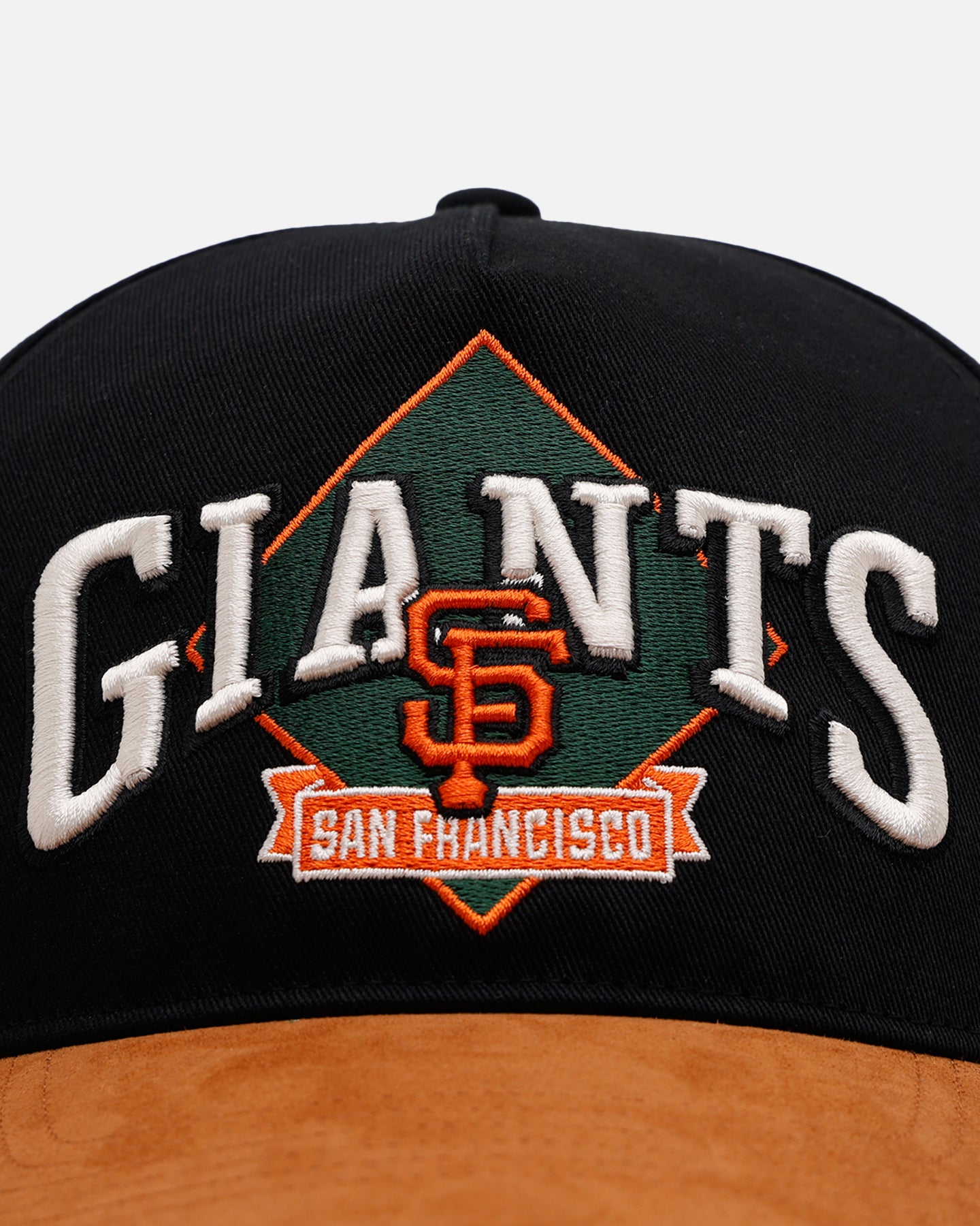 47 Brand San Francisco Giants 'Diamond' 47 Offside Snapback Black Hat - Adjustable Baseball Cap for Men & Women - Perfect for Games, Streetwear & Casual Outfits