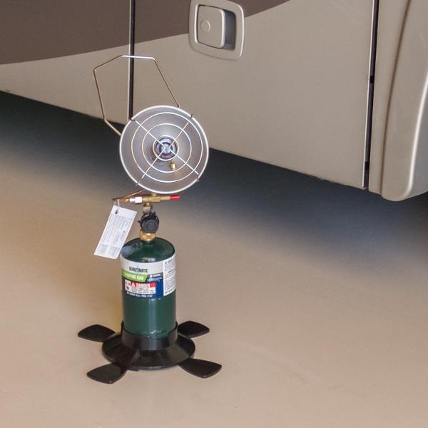 Portable Single Burner Propane Heater - 1lb Tank Top Stove for Camping, Picnics & Outdoor Cooking