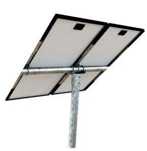 Tamarack Solar Top Of Pole Mount for Portrait Orientation - UNIPGRM/2P1 - Perfect for Off-Grid Solar Panels and Remote Power Systems
