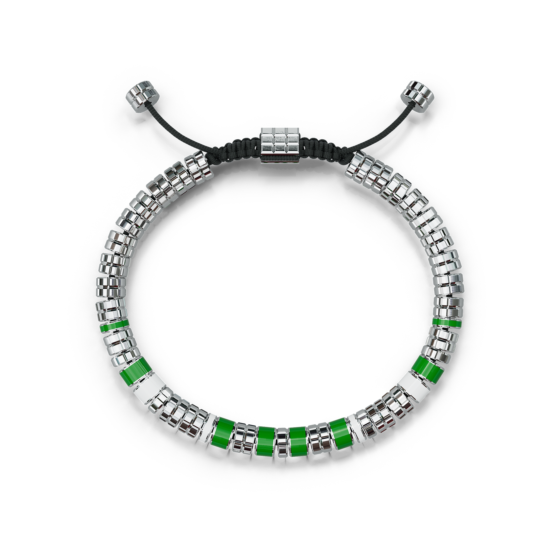 Stylish Silver and Green EV Bracelet for Women - Perfect for Everyday Wear, Gifts & Special Occasions