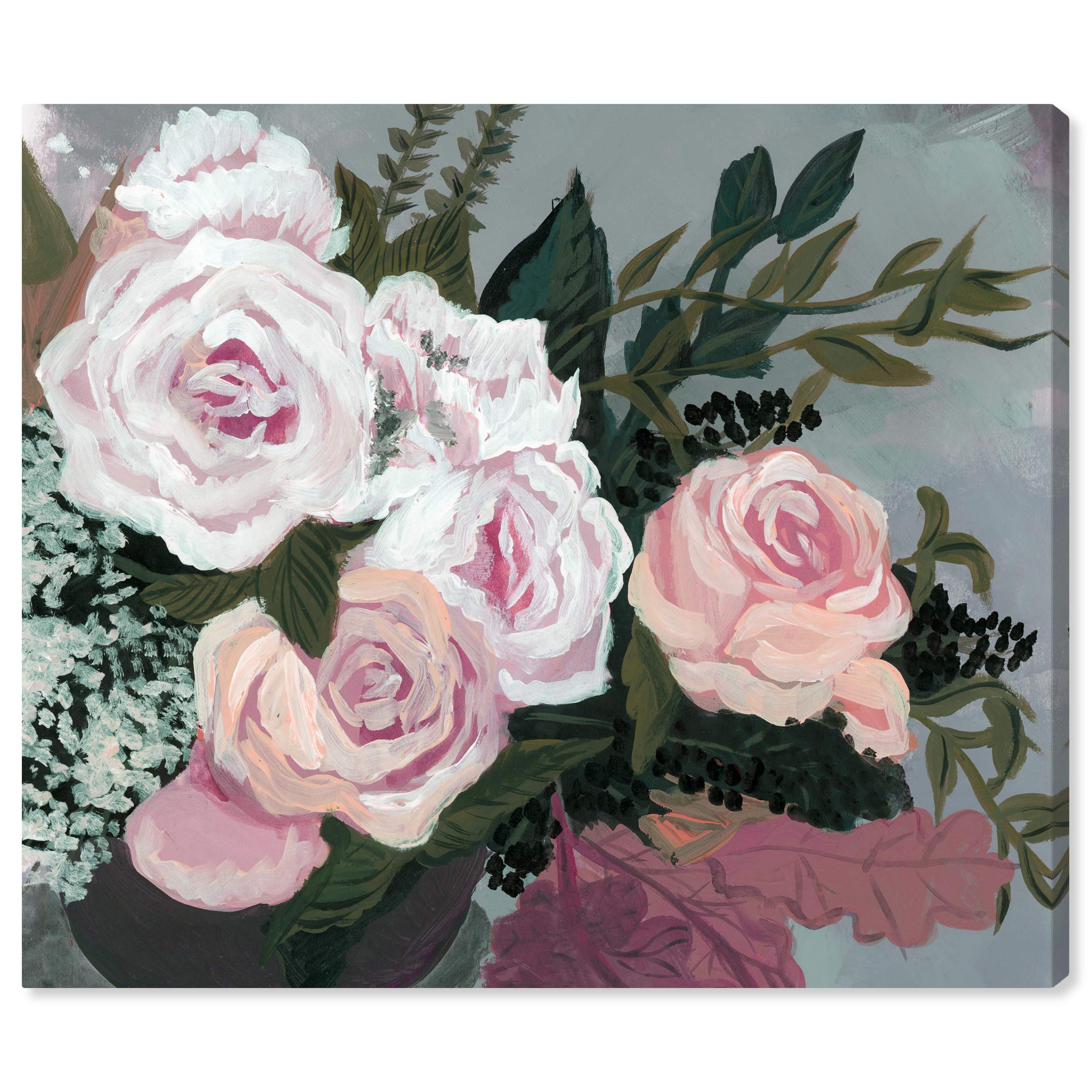 Oliver Gal Artist Co. 'Garden of Roses' Floral Canvas Wall Art Print - 24