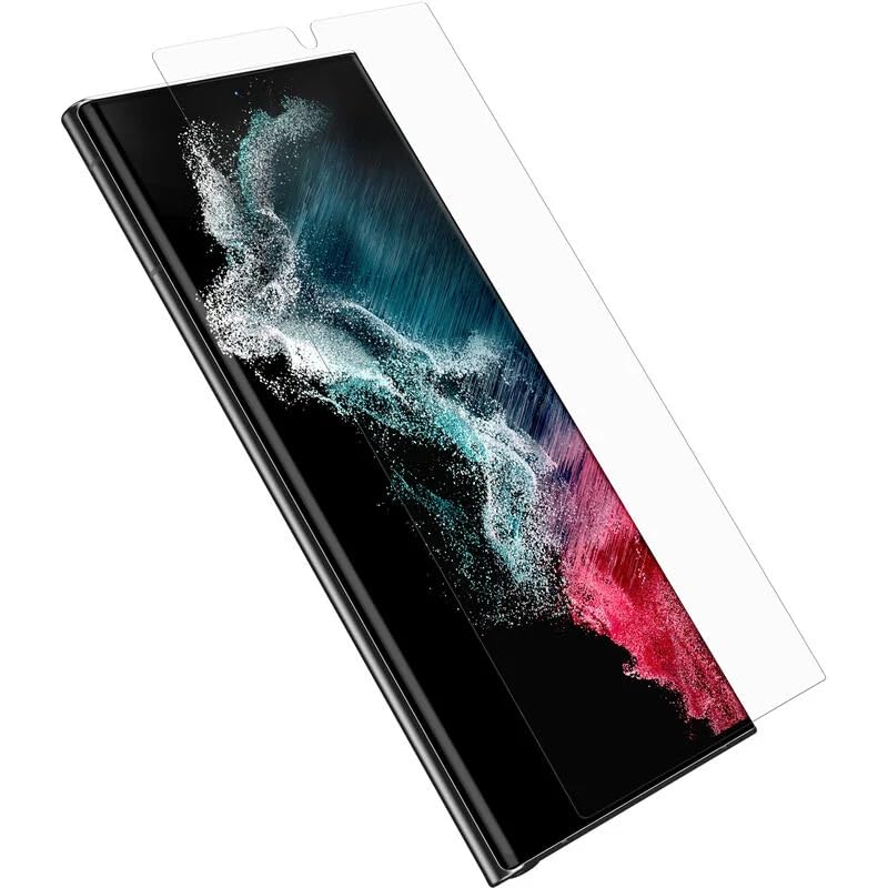 Tempered Glass Screen Protector for iPhone 14/13/13 Pro/12/12 Pro Max (6.1 Inch) & Samsung S22 - Case Friendly, Anti-Scratch, Bubble-Free Installation - Perfect for Daily Use, Work & Travel Protection