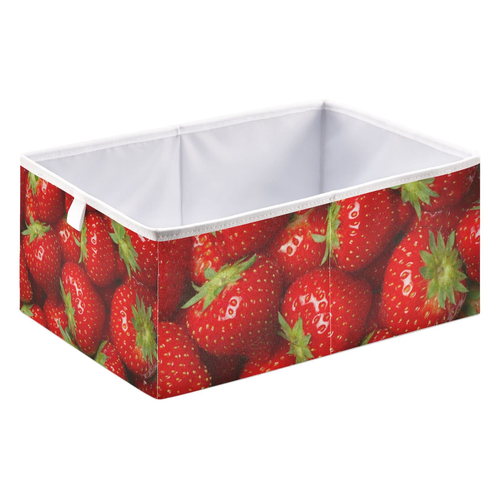 Collapsible Strawberry Storage Basket - Home & Office Organizer for Toys & Nursery