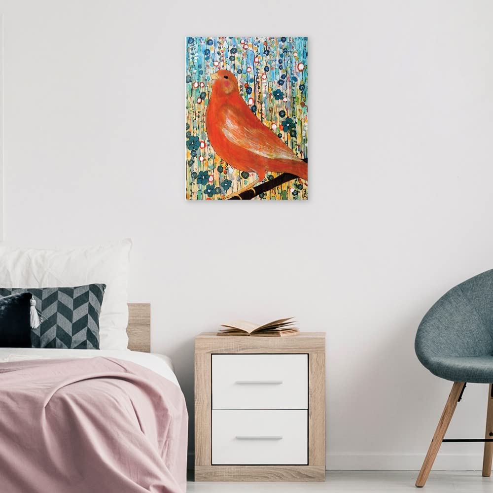 Serenade Canvas Wall Art by Sylvie Demers - Hand Painted Fine Art Painting for Home Decor - Ready to Hang 21x28 Inches - Perfect for Living Room, Bedroom, Office & Dining Room Wall Decor