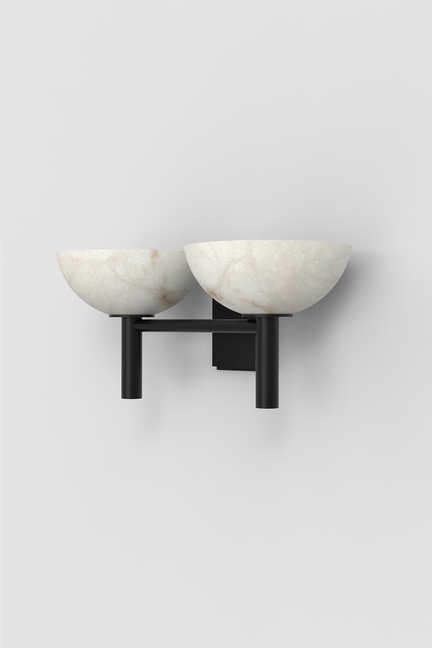 Alabaster Wall Lamp - Handcrafted Stone Bowl Sconce for Bedroom, Living Room & Hallway Lighting | Dimmable Modern Fixture