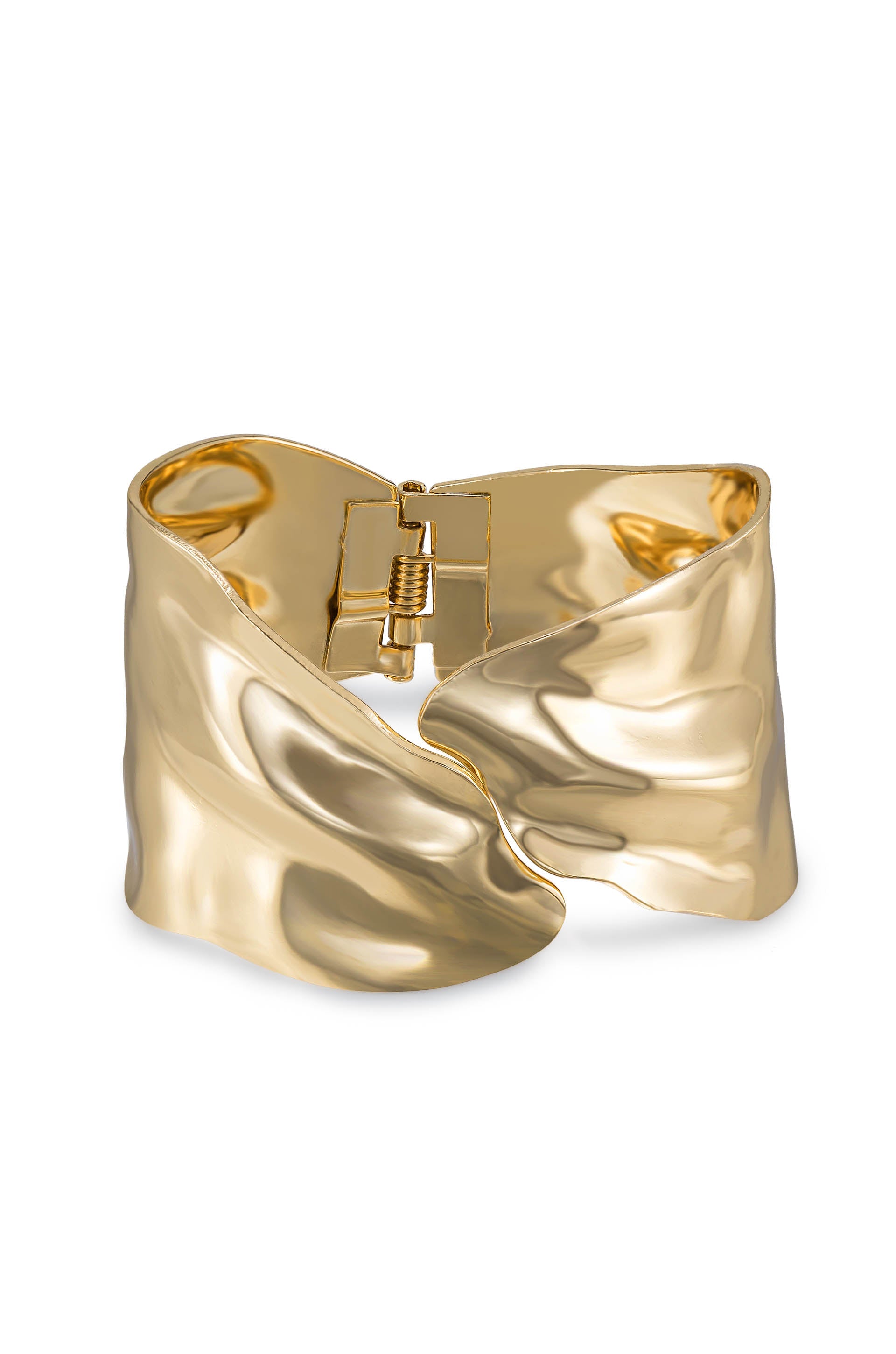 Abstract Melted Cuff Bracelet for Women - Unique Handmade Boho Jewelry - Perfect for Casual Wear, Parties & Gifts