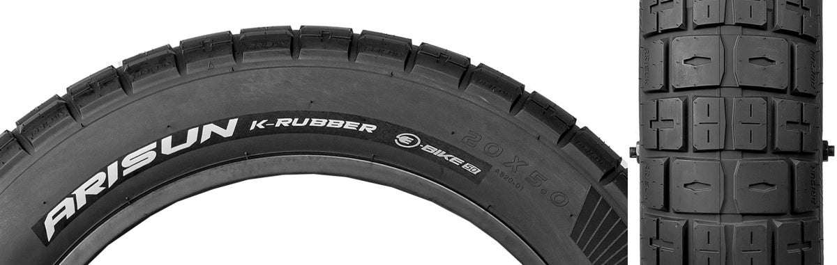 Arisun Scale Knight 20x5.0 Wire TPI 20 Bicycle Tire - Black/Black (T090210) - Perfect for Mountain Bikes and BMX Riding