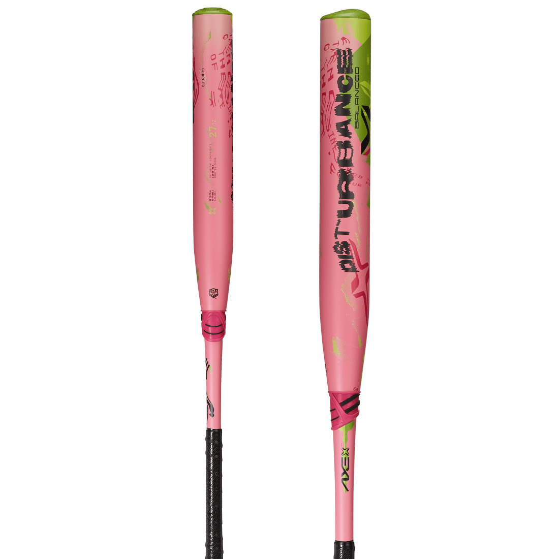 2025 Axe 13 Disturbance Balanced Slowpitch Softball Bat with Flared Handle | USSSA Approved | Perfect for Power Hitters & League Play (Model: L155P FLR) | Ideal for Slowpitch Tournaments & Recreational Games
