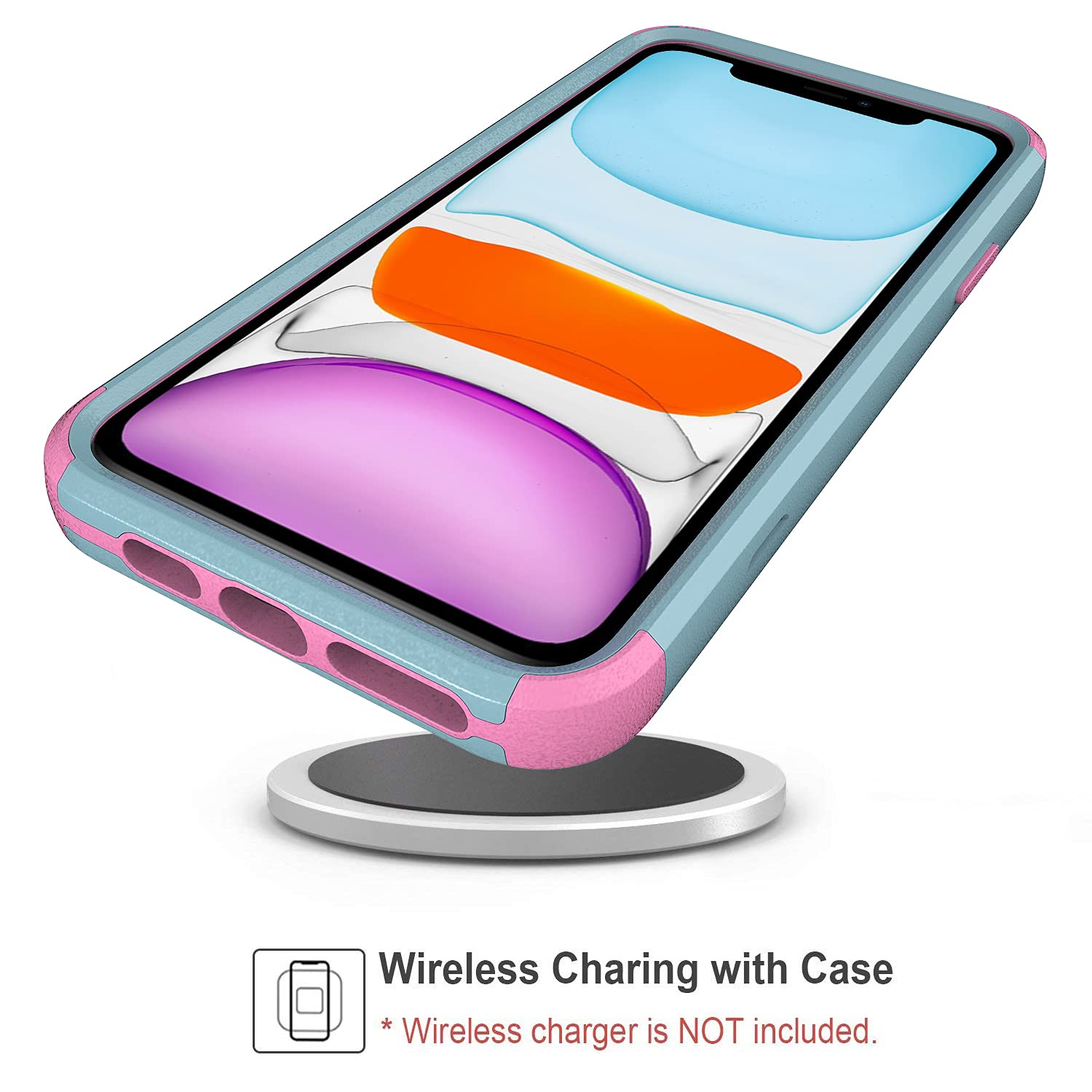 Shockproof Heavy Duty Protective Phone Case for Apple iPhone 11 - Durable Cover with Military-Grade Drop Protection | Perfect for Outdoor Activities, Travel & Everyday Use