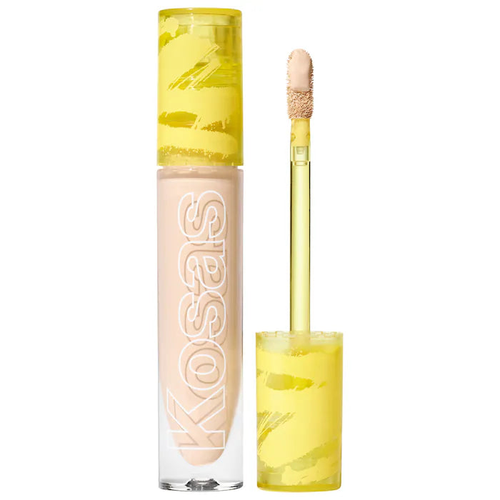 Kosas Corrector Revealer Super Creamy + Brightening Concealer with Caffeine & Hyaluronic Acid – Dark Circle Treatment for Under Eyes, Perfect for Daily Makeup & Skincare Routine