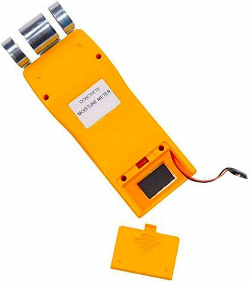 Professional Digital Concrete Moisture Meter - Accurate Wall, Tile, Floor, Gypsum, Marble, Cement & Brick Moisture Tester (0-50% Range) - Perfect for Construction, Renovation & Home Inspection Projects