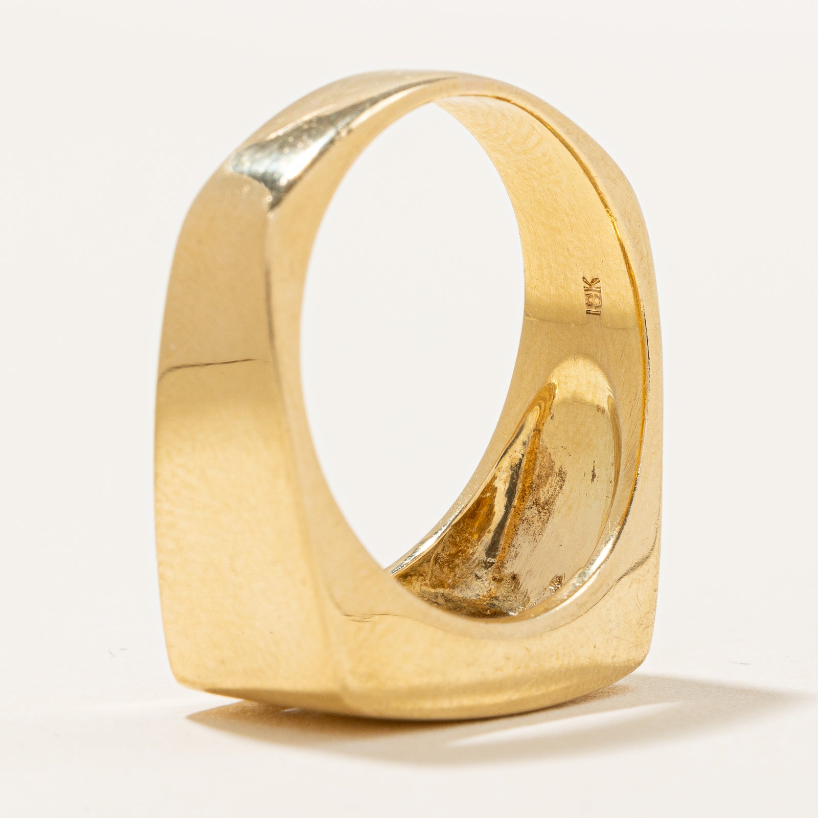 0.27ctw Diamond Bull Ring for Men - Size 9 Solid Gold Statement Jewelry - Perfect for Gifts, Weddings & Special Occasions