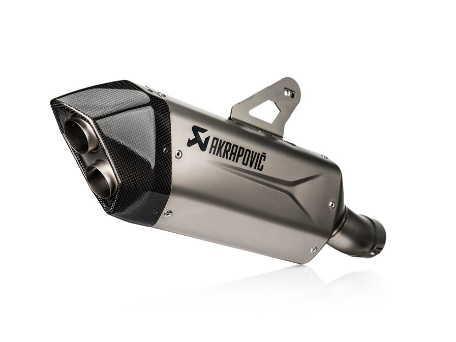 Akrapovic Titanium Slip-On Exhaust for BMW R1300GS & R1300GS ADV - High-Performance Motorcycle Exhaust System for Enhanced Sound & Power - Perfect for Touring, Adventure Riding & Off-Road Use