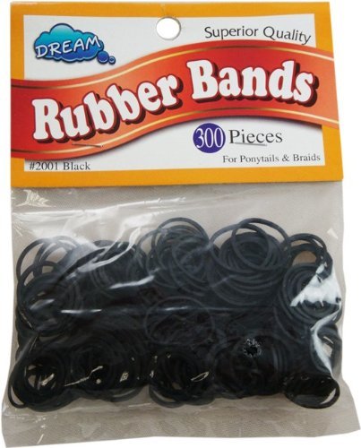 Dreadlock Rubber Bands 300pcs - Secure Hair Extensions for Natural & Synthetic Locs