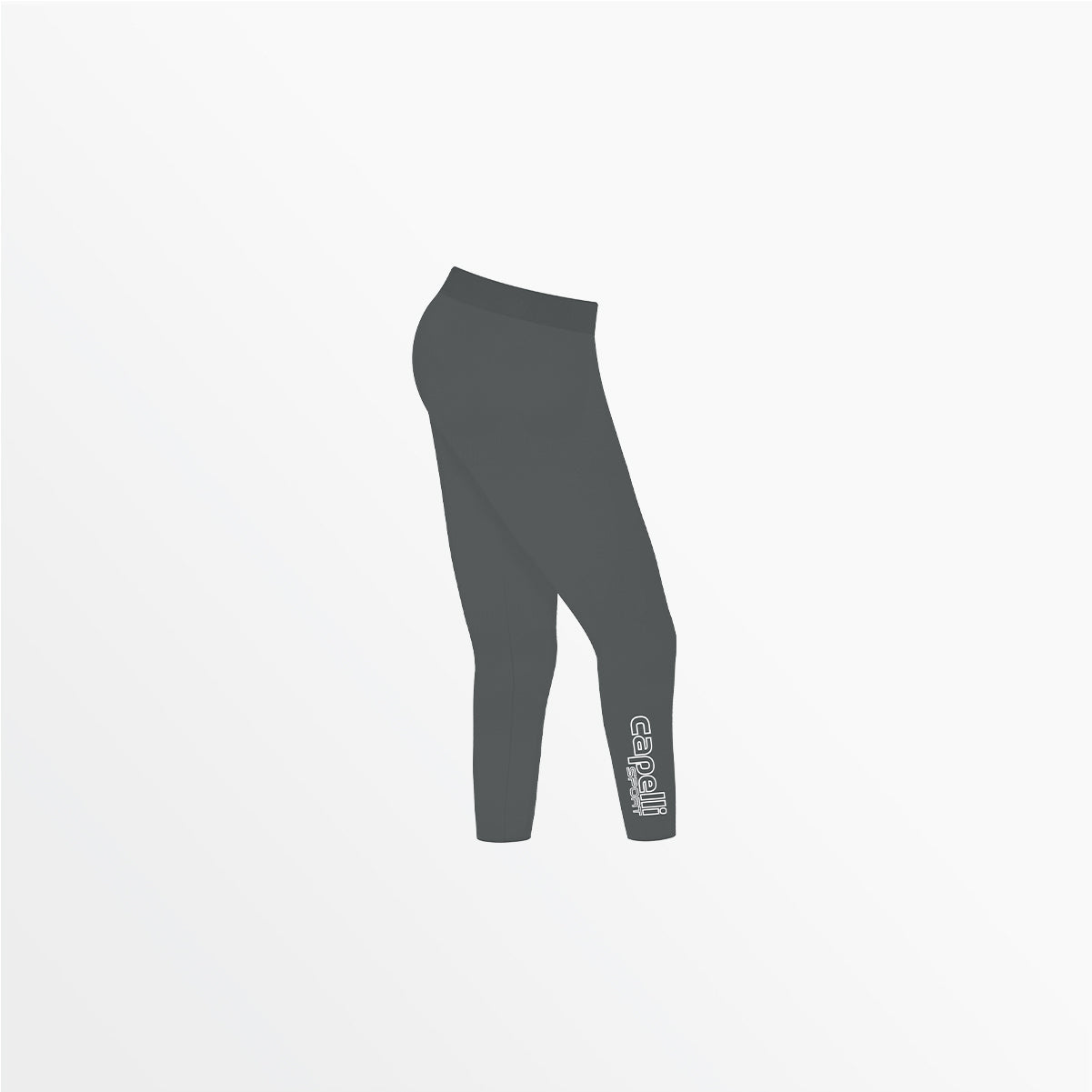 Women's Mid Rise Logo 3/4 Cotton Leggings - Comfortable Stretchy Yoga Pants for Workout, Running & Lounge Wear