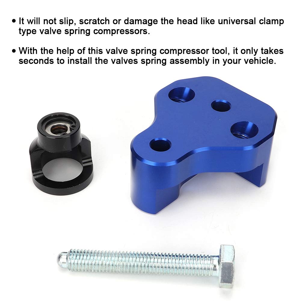 High-Quality Aluminum Valve Spring Compressor Tool Kit - Compatible with Subaru Forester 2004-2011 Models | Car Engine Repair Tool | Perfect for DIY Mechanics & Professional Auto Shops (Blue)