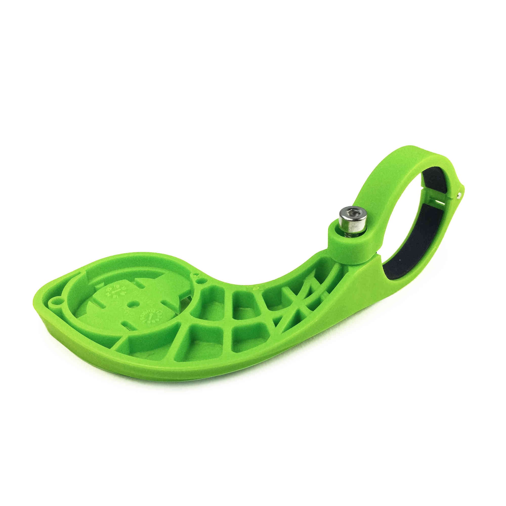 Tuff Luv Lollipop Handlebar Mount Adapter for Garmin Edge GPS Bike Computer - Green | Secure Bike GPS Mount | Perfect for Road Cycling, Mountain Biking & Outdoor Adventures