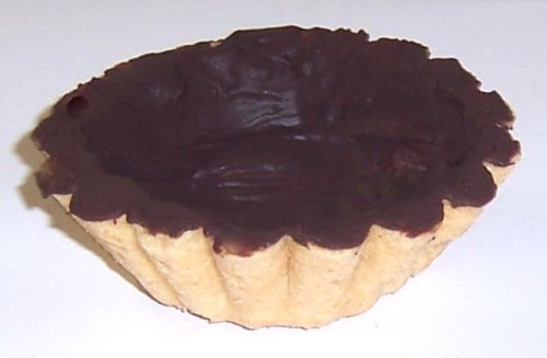 Dark Chocolate Tart Shells 3 Inch Round - 2 Pack for Baking Desserts