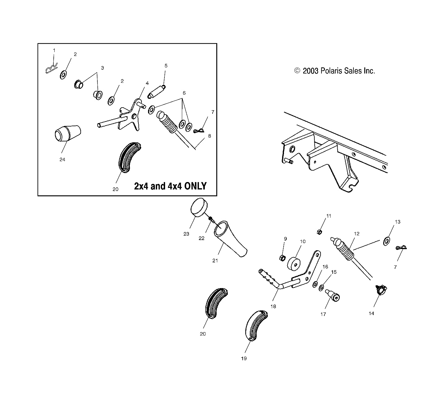 Genuine Polaris Ranger Shift Cable OEM Part 7081005 - Replacement for Smooth Gear Shifting - Perfect for Off-Road Adventures & Utility Work