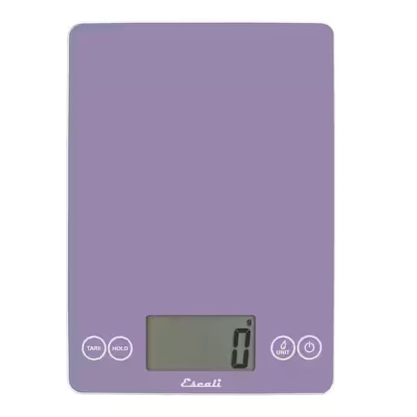 Escali Arti Glass Digital Kitchen Scale - Precise Food Weighing for Baking, Cooking & Meal Prep | Elegant Glass Design for Modern Kitchens