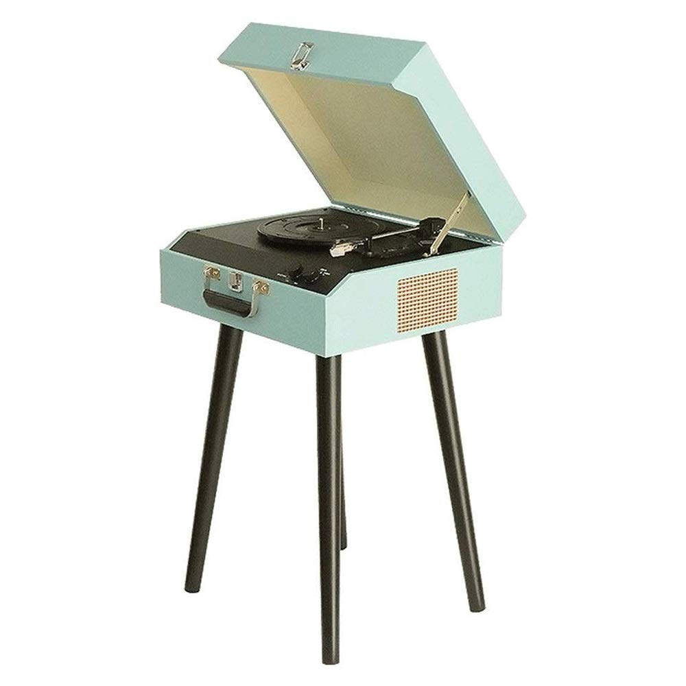 Vintage Vinyl Record Player - Portable Suitcase Phonograph with 3-Speed Settings, Headphone Jack & Aux Input | Perfect for Home Decor, Gifts, and Retro Music Lovers | Ideal for Living Rooms, Bedrooms & Vintage-Themed Parties