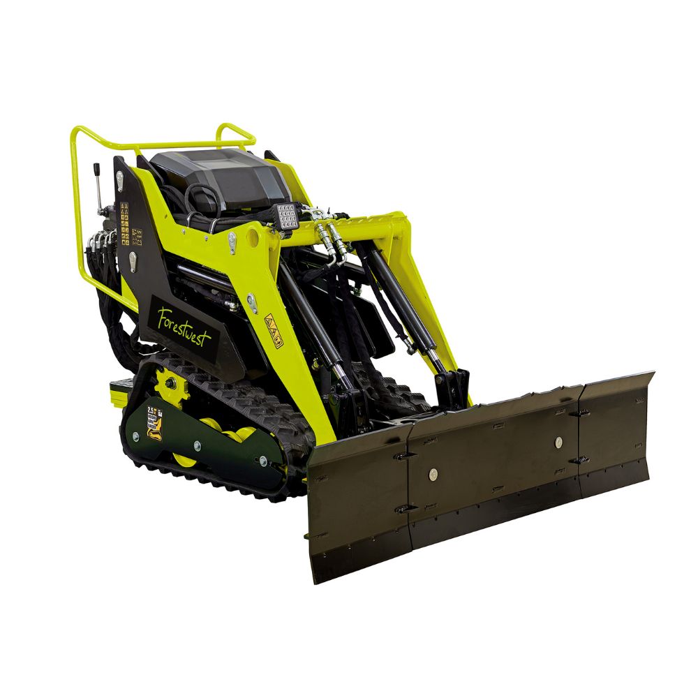 Forestwest BM700 Skid Steer Loader Plow Blade #31492 - Heavy-Duty Snow Plow Attachment for Winter Landscaping & Farm Maintenance
