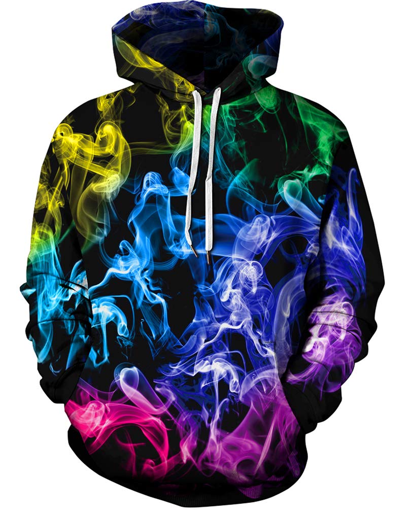 Unisex 3D Print Graphic Hooded Sweatshirt with Pocket for Men & Women - Casual Streetwear for Everyday Comfort