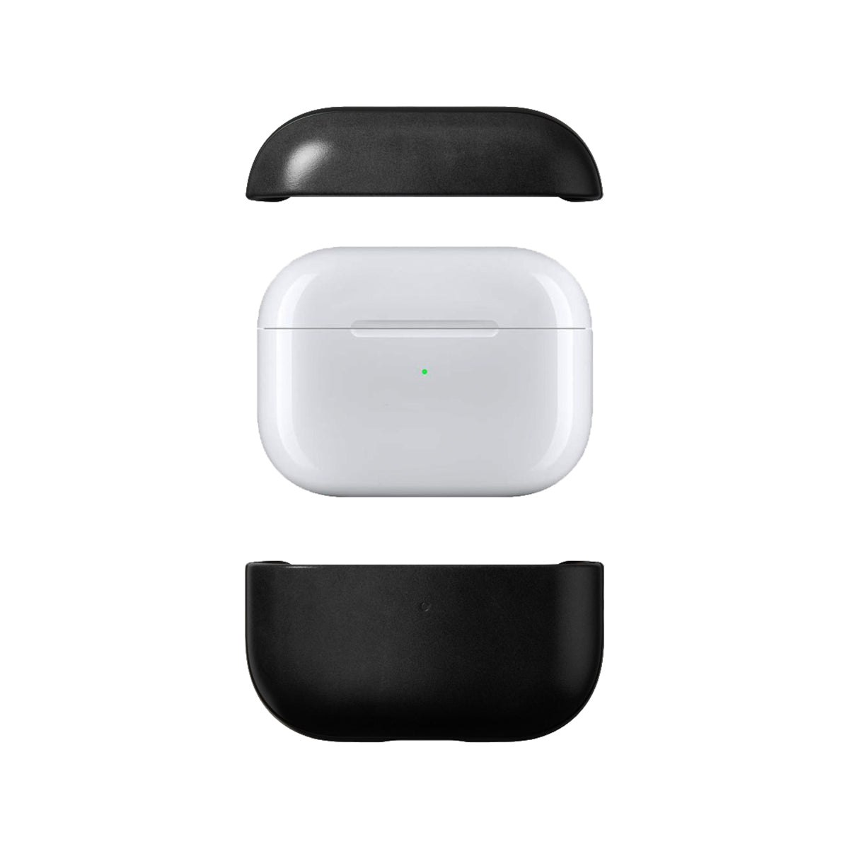 Premium NOMAD Modern Leather Case for Apple AirPods Pro 2 - Durable Black Horween Leather Protection | Perfect for Travel, Work & Everyday Use