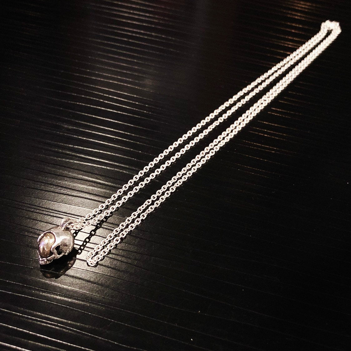 Opal Space Skull Necklace - Gothic Jewelry for Women & Men - Perfect for Halloween, Cosplay, and Alternative Fashion