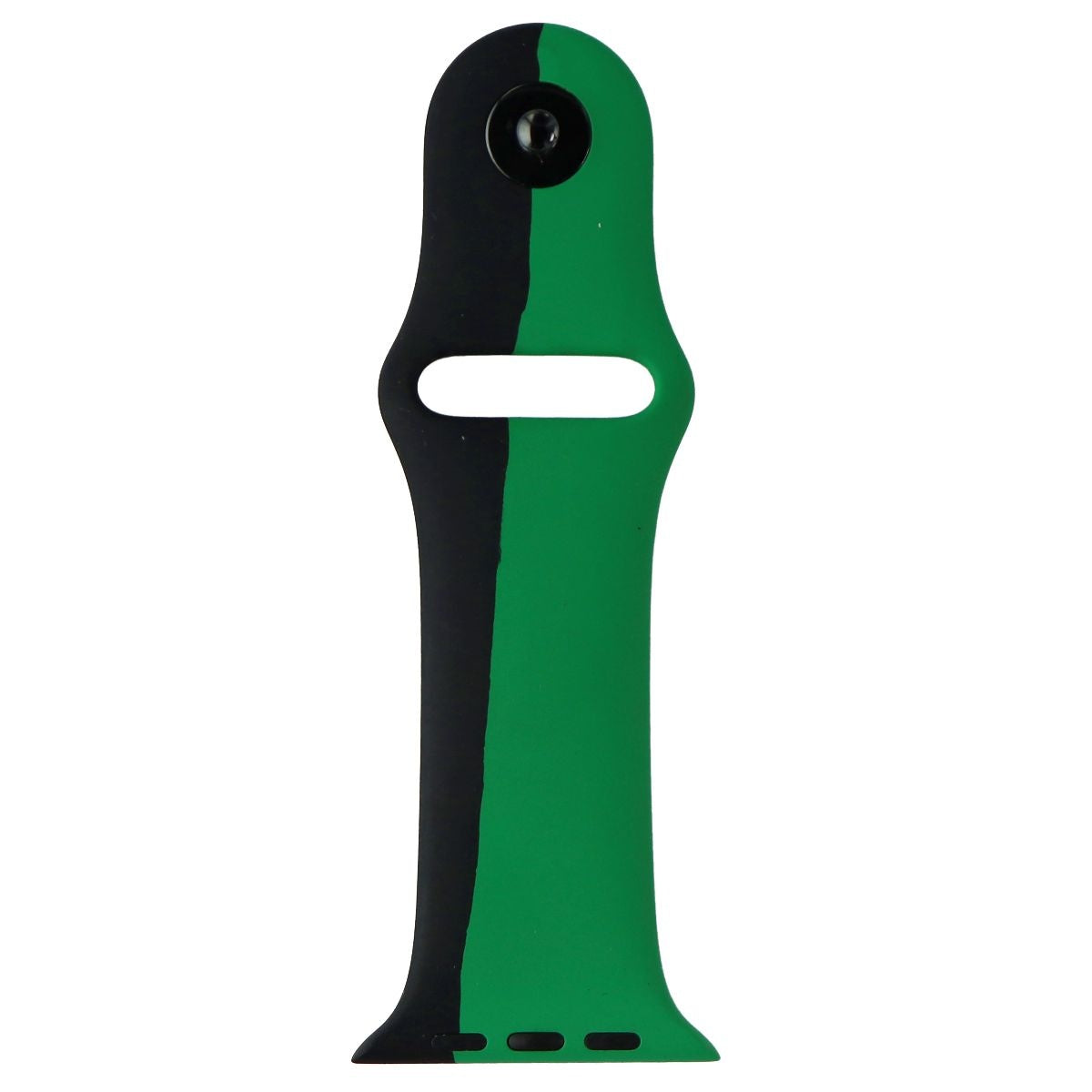 Apple Watch 42mm/44mm/45mm Replacement Clasp Band - Black & Green Unity Style | Compatible with Series 4/5/6/7/8/SE | Perfect for Workouts, Running & Everyday Wear