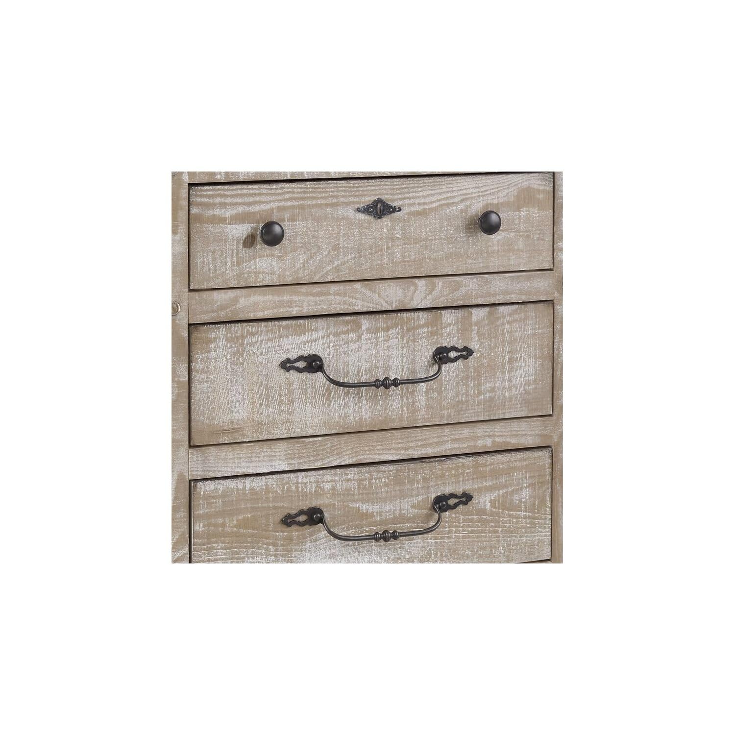 Progressive Furniture Chatsworth Nightstand in Chalk Finish - Modern Bedside Table with Storage for Bedroom Decor