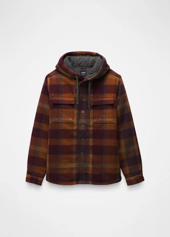 Men's Asgard Hooded Flannel Shirt - Soft Plaid Winter Jacket for Outdoor Camping & Casual Wear